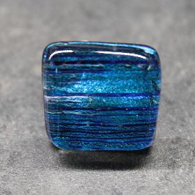 Sz�gletes k�k csillog� gy�r�